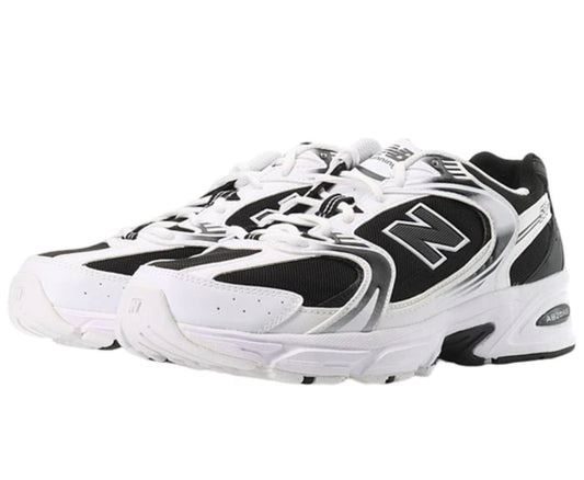 New balance 530  white on black